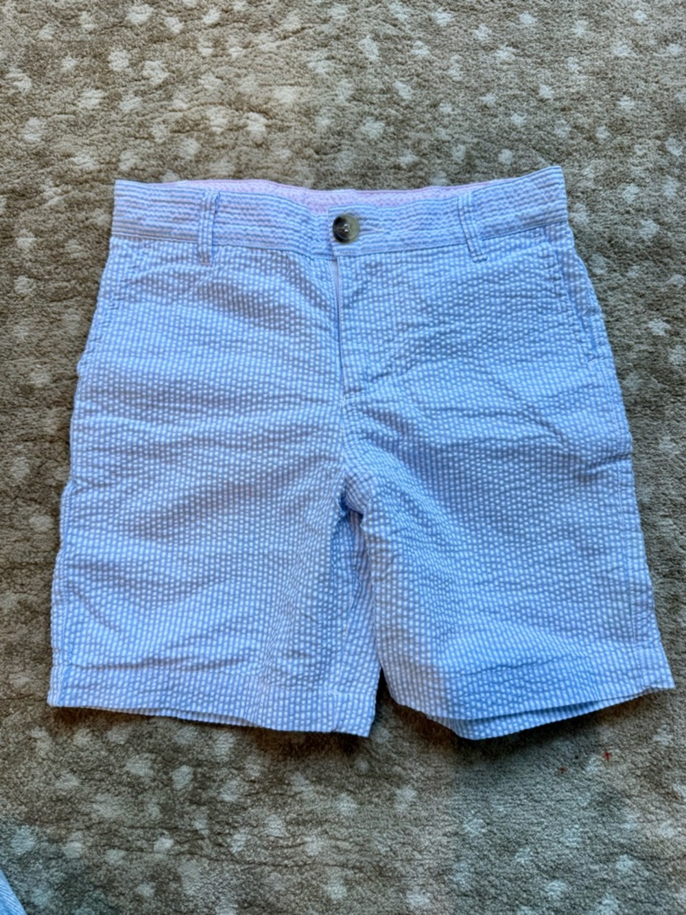 Beaufort bonnet - Classic Light Blue Seersucker Boys shorts